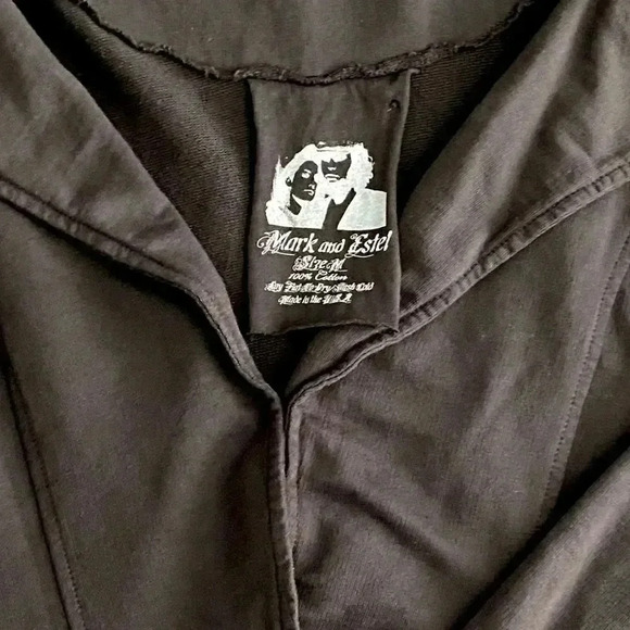 Mark and Estel Designer Pleated Long Cardigan Witchy Whimsigoth Indie Sleeze - Picture 12 of 14